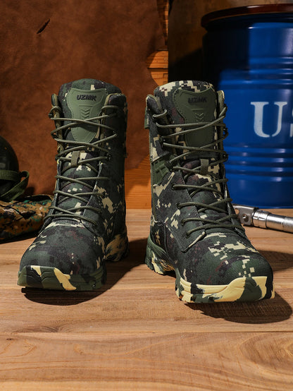New Men Tactical Boot Combat Anti-Slip Brand Unisex Breathable Special Force Size Plus Army Boots Male Military Motorcycle Shoe