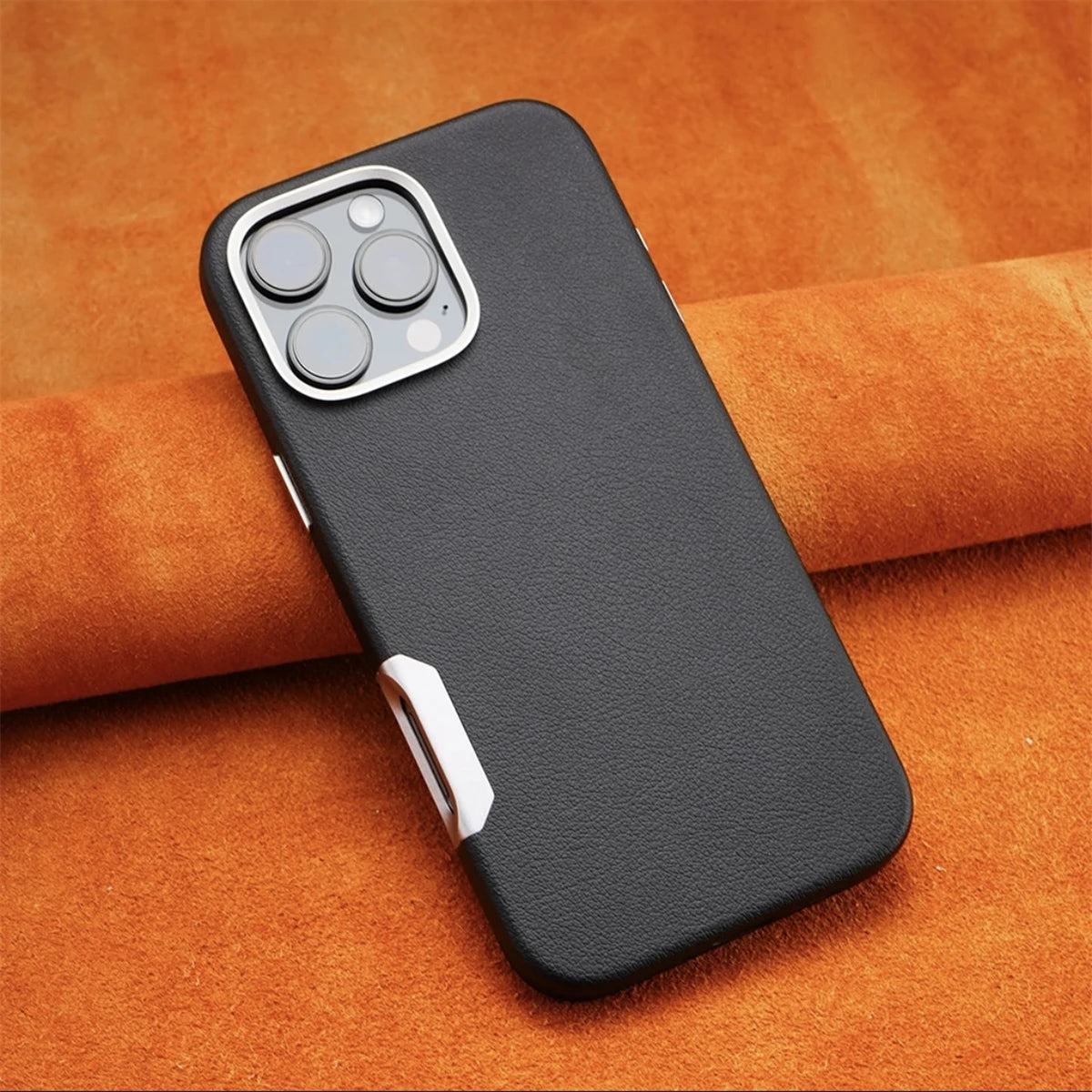 For MagSafe Luxury Business Leather Phone Case for iPhone 16 16Pro Max 16plus Magnetic Wireless Charging Matte Shockproof Cover