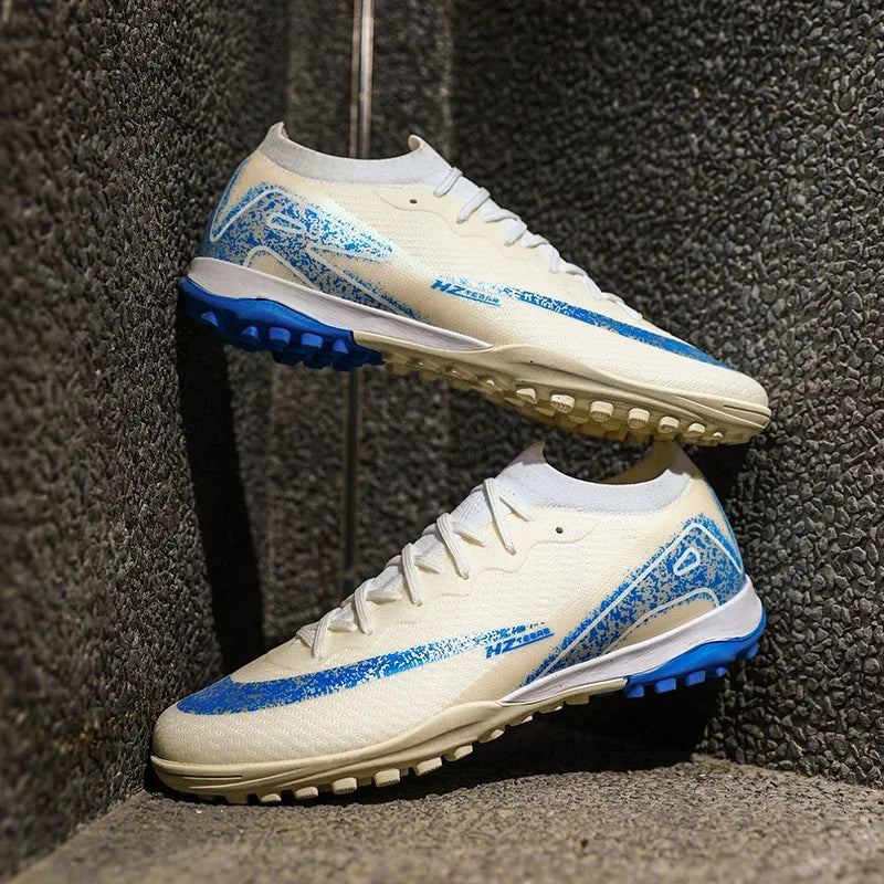 New Men Football Boots Ultralight Soccer Shoes Cleats Long Spikes Match Breathable Indoor Sneakers Training Drop Shipping