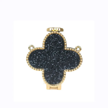 Mini Coin Purse Clover Luxury Fashion Shiny Rhinestone Evening Clutch Handbag for Women, New Sparkling Release