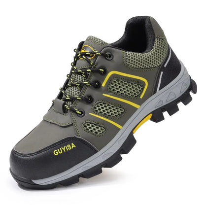 Latest 2024 Fashion Insulation 10KV Men Safety Work Shoes Sneakers Steel Toe Anti Smashing Indestructible Male Footwear