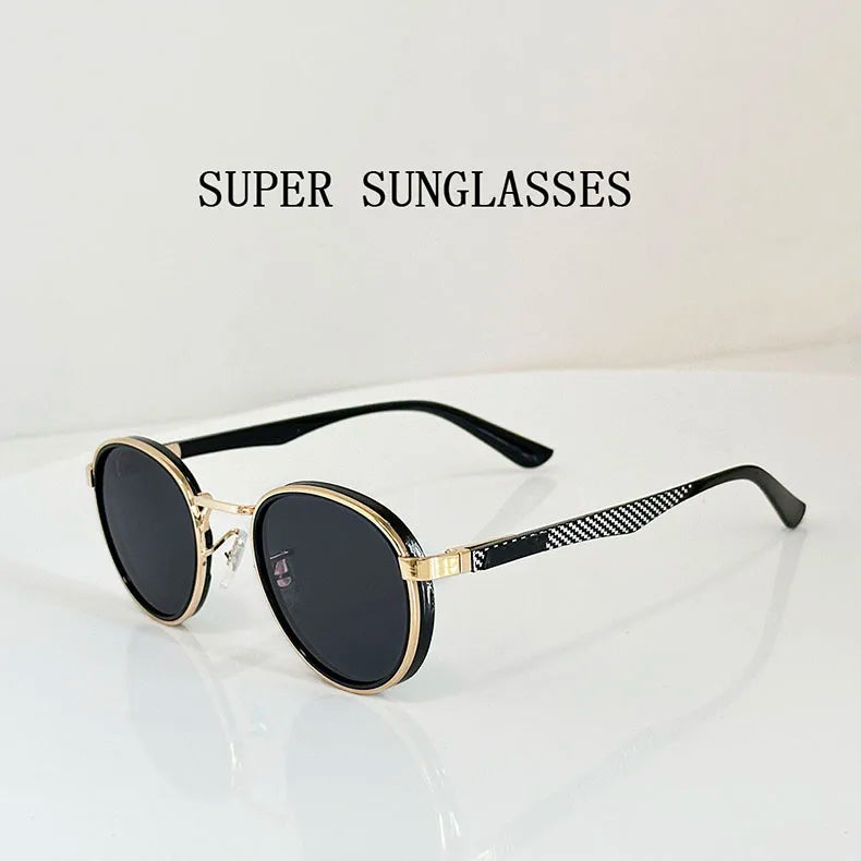 Fashion Oval Sunglasses For Men Luxury Retro Glasses Vintage Sunglasses Women Trendy And Fashionable Gafas De Sol Hombre Okulary