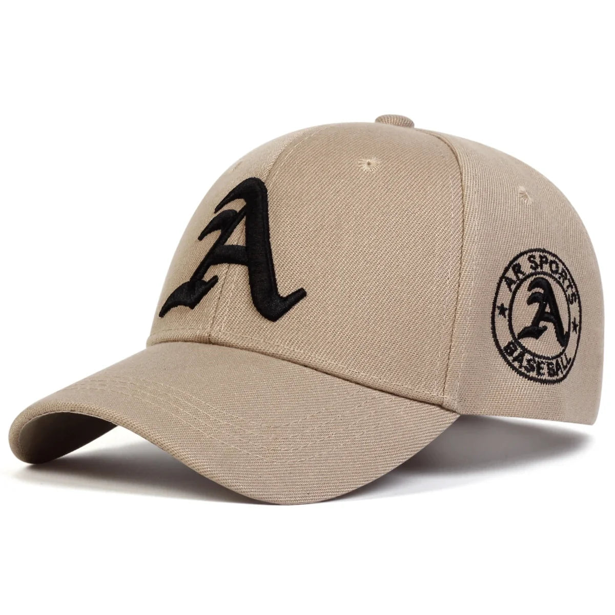 Unisex Gothic Letter A Embroidery Baseball Caps Spring And Autumn Outdoor Adjustable Casual Hats Sunscreen Hat