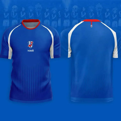 Japan Soccer Anime Men T shirt Jersey Inazuma Eleven Kaio Boys Girls Clothes Sports Casual Quick-Drying Oversized Daily Training