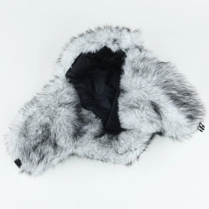 Bumper Hat Thick Warm Winter Fluffy Fur Hats for Men Women Windproof Snow Ski Earflap Cap Male Female Russian Hat Ushanka