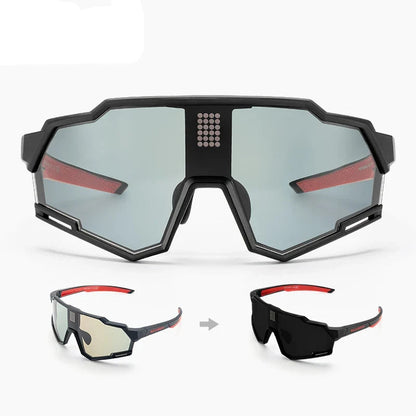 Sunglasses Polarized Cycling Glasses Electronic Color Change Glasses UV400 Safety Bike Bicycle Eyewear Sports Goggles