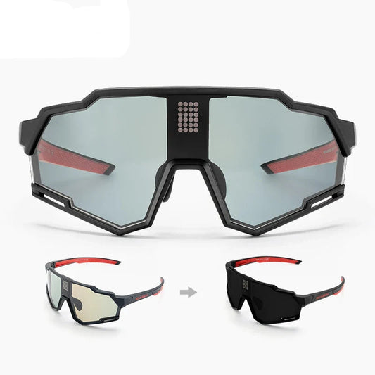 Sunglasses Polarized Cycling Glasses Electronic Color Change Glasses UV400 Safety Bike Bicycle Eyewear Sports Goggles