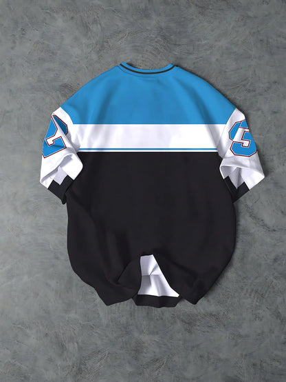 The new men's T-shirt for summer 2025 is casual soft comfortable and breathable with 3D digital pattern printing