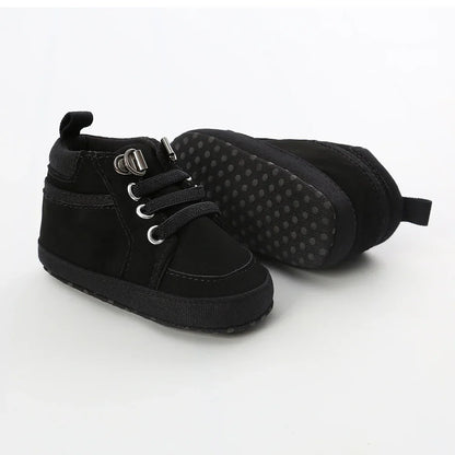 Baby Sneakers Infant Boys Girls Sports Shoes Toddler Casual Cotton Sole Anti-slip PU First Walkers Crawl Crib Basketball Shoes