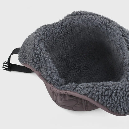 Russian Hat Thick Warm Winter Hats for Men Women Fleece Lined Trapper Bomber Hat Male Female Snow Ski Trapper Earflap Cap