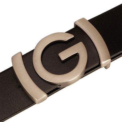 New Wide 34mm Male belt Famous Style Metal G Buckle Brand Women Belt Genuine Leather business Luxury Belts for Men Strap jeans