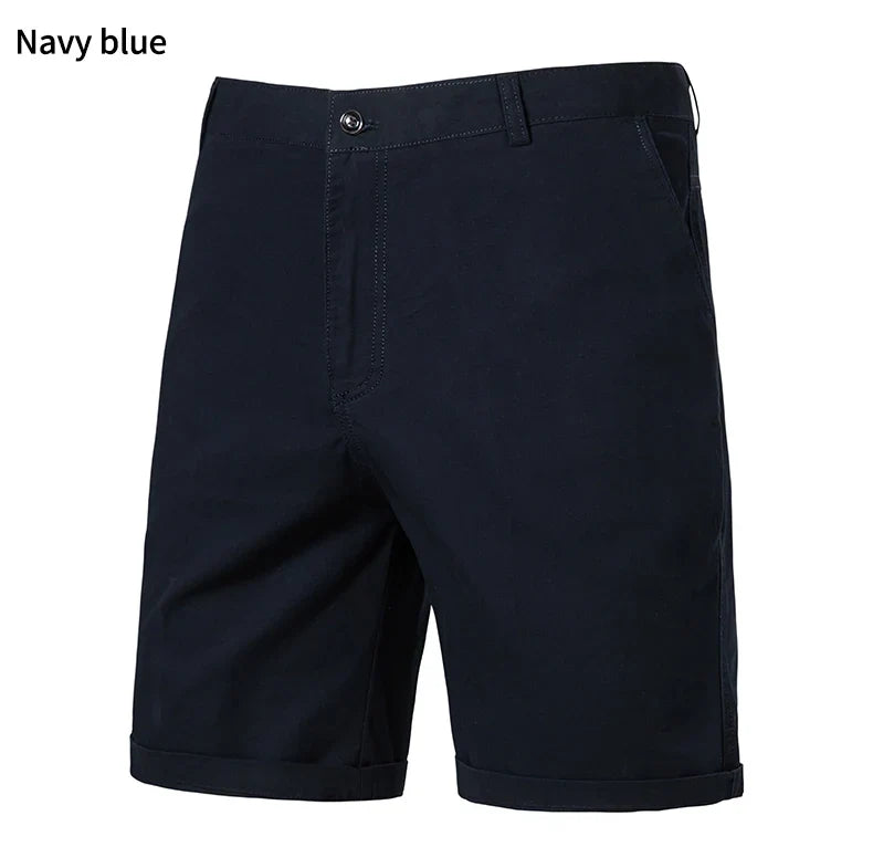 Summer Men Shorts 100% Cotton Mens Casual Shorts Male Bermuda Cargo Overalls Sport Work Shorts