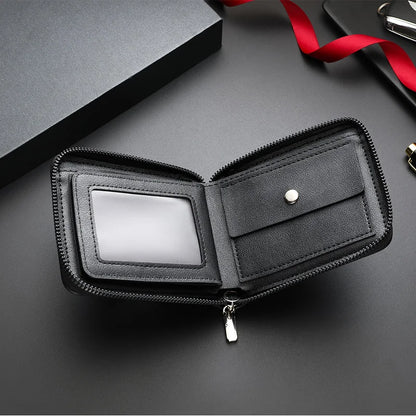 New style wallet for men and women, long single zipper handbag, fashionable and retro patchwork, large capacity purse, loose cha