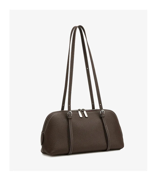 genuine leather bag woman 2026 luxury bag vintage long shoulder bag Handbags large capacity underarm Shopping bag