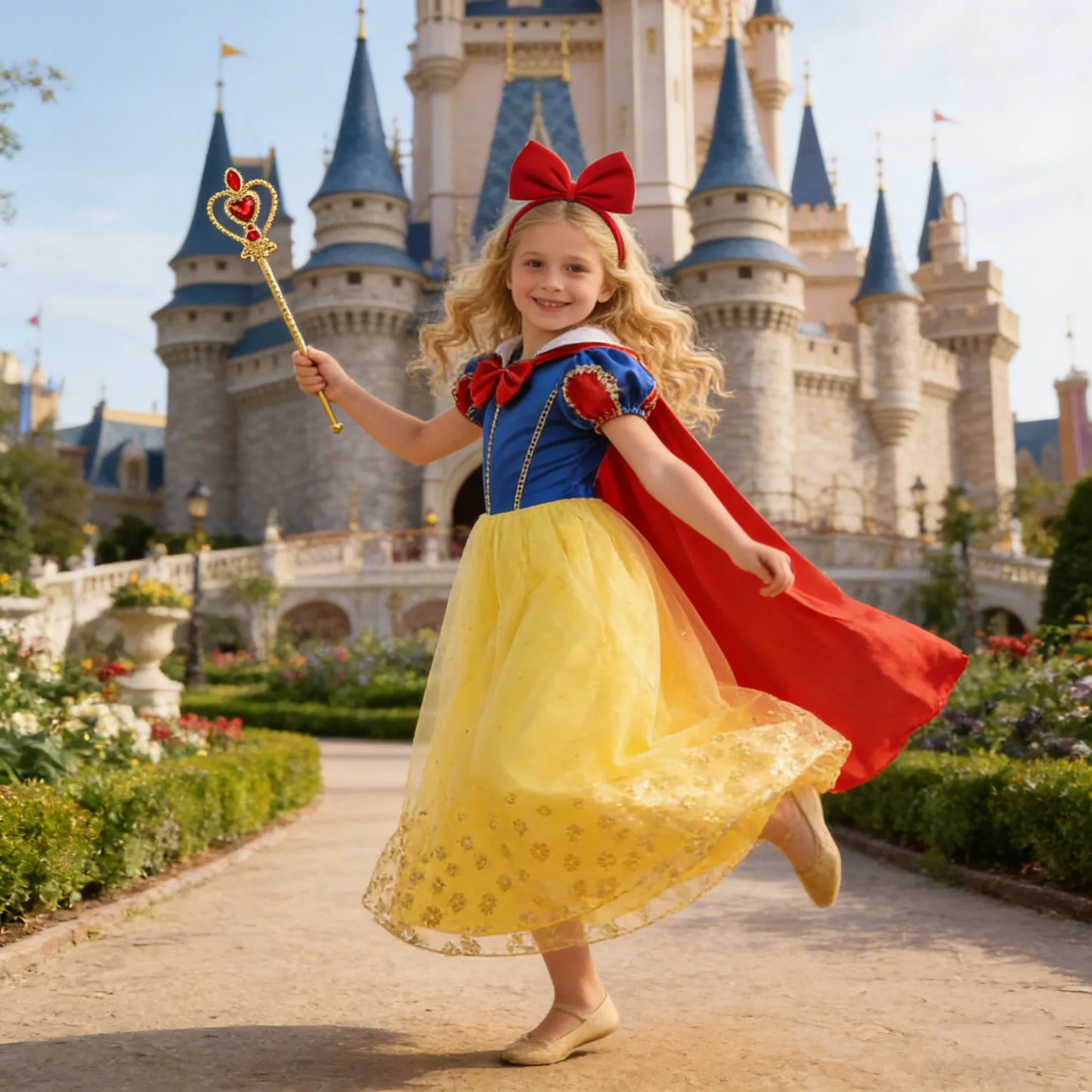 Girls Snow White Dress Kids Princess Dress Up Costumes Toddler Snow White And Huntsman Cosplay Clothing Birthday Party Outfits