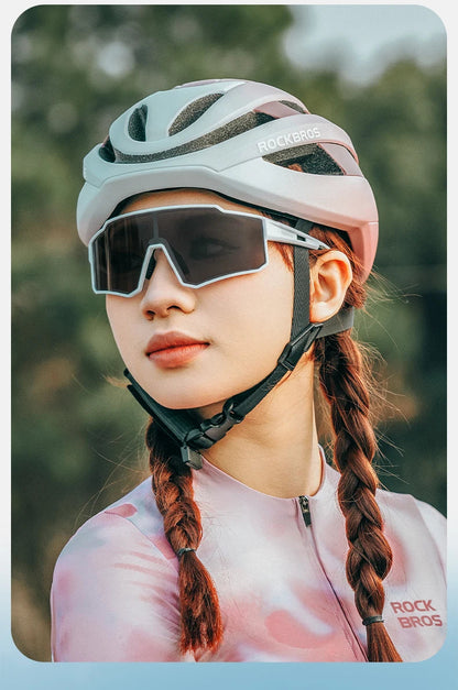 Polarized Photochromic Glasses Cycling Sunglasses Outdoor Sports UV400 MTB Road Women Men Bicycle Goggles Adjustable