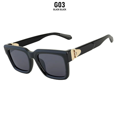 2026 Square Sunglass Men UV400 Protection Vintage Retro Sunglasses Women Trendy Luxury Fashion Glasses Gafas De Sol Hombre Vasos