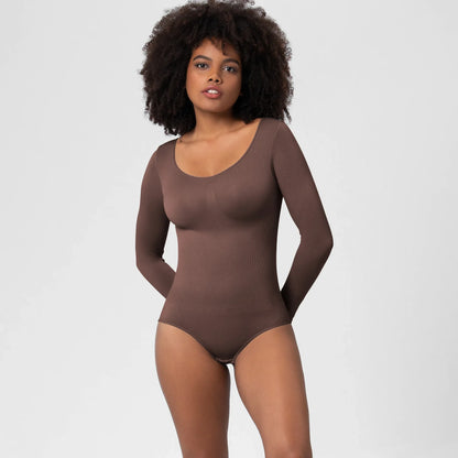Sexy Women's Clothing Autumn/winter Long Sleeve Shapewear Tummy Control Bodycon Dress