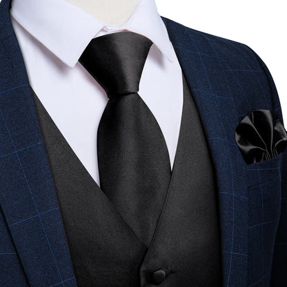 Wedding Party Green Men's Vest Shirt Accessories Fashion chaleco hombre for Man Four Seasons Wear Wholesale Necktie Handkerchief
