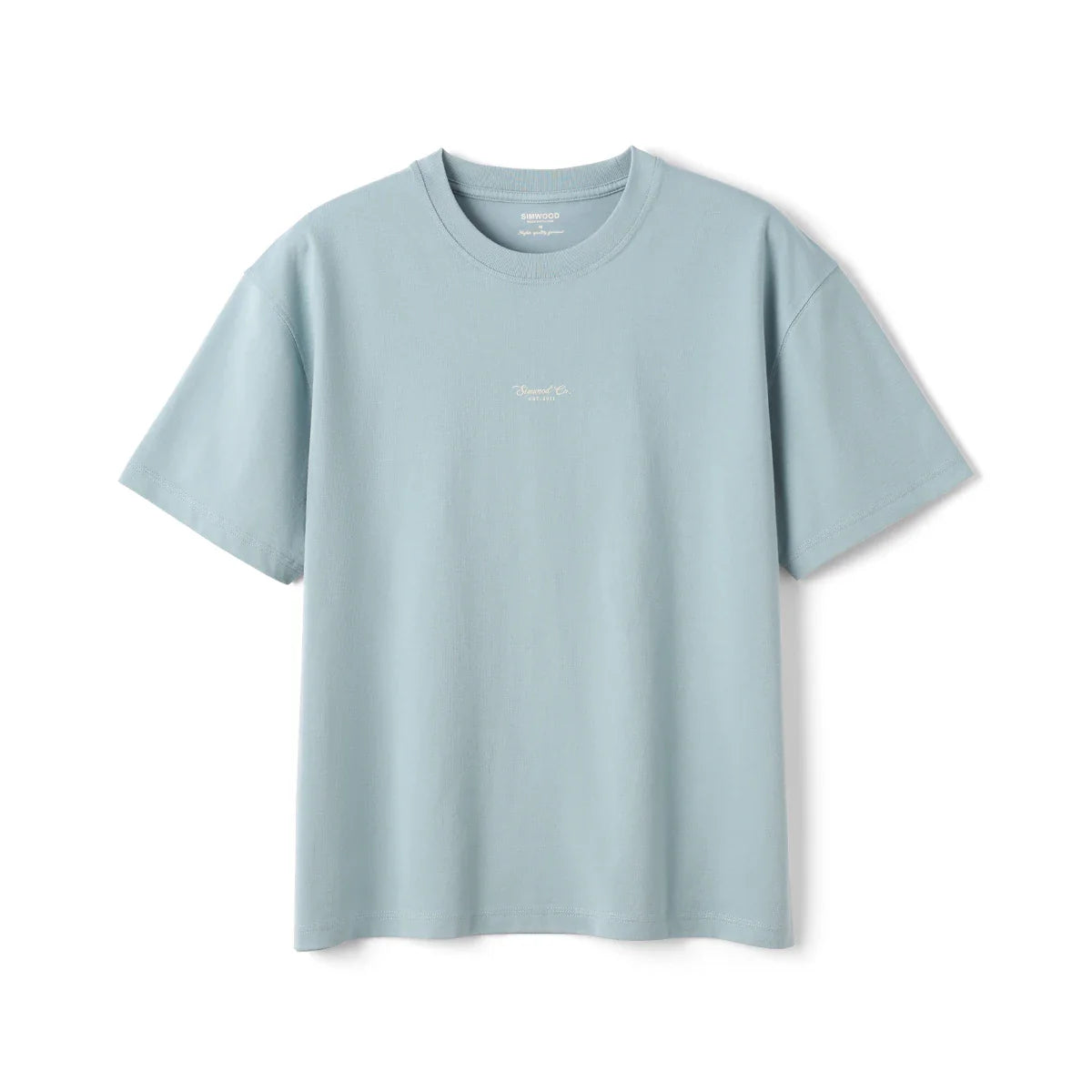 2026 Summer New 【Oversize Short Length】 Cooling T-Shirt 230gsm Crew Neck Moisture-wicking Breathable Tops Men