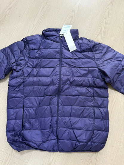 2025 0-10℃ Autumn Fashion Men's Ultra Light Duck Down Jackets Winter Feather Padded Puffy Coat Portable Warm Quilted Outerwear