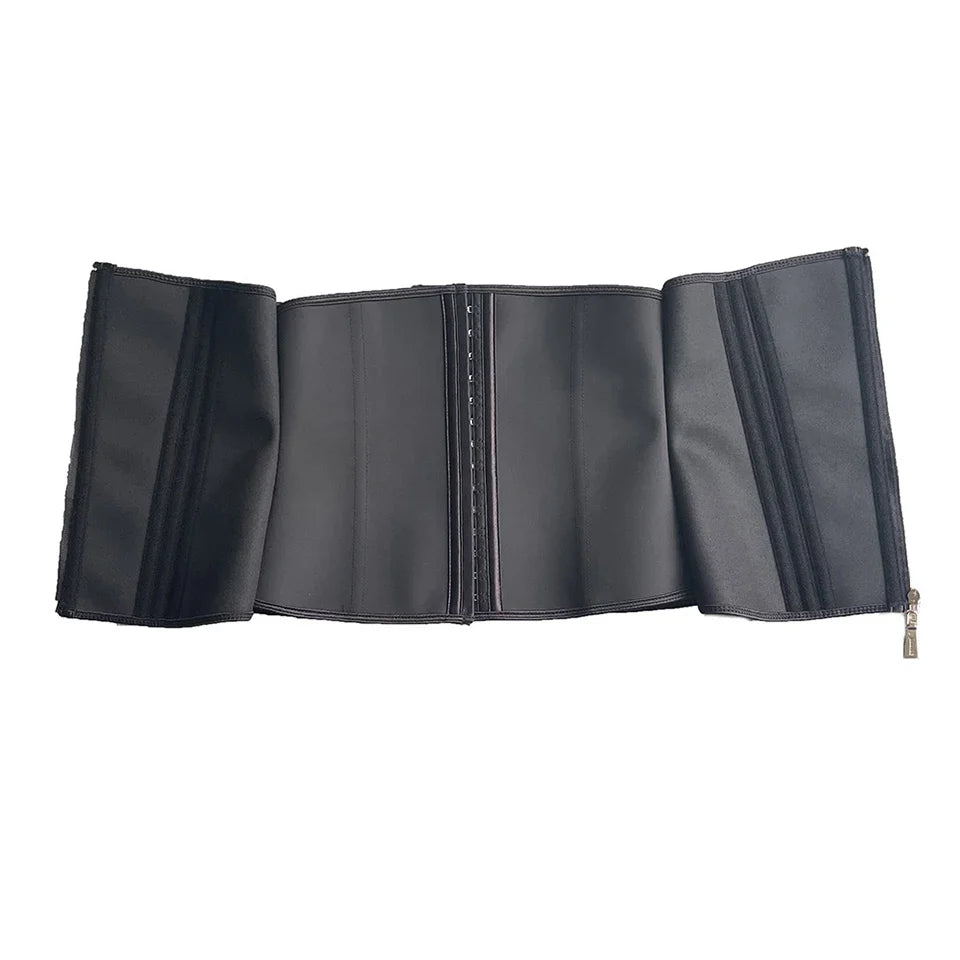 Women Plus Size Fajas Waist Trainer Corset Tummy Control Zipper Vest Body Shaper Cincher Shapewear Slimming Belt Sports Girdle