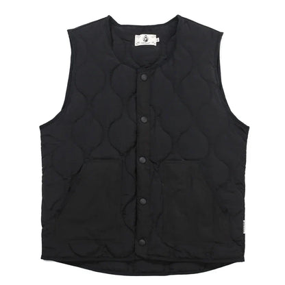 Vintage Cotton Padded Vest Mens Sleeveless Quilted Jacket Thick Warm Casual Working Outerwear Men Autumn Winter