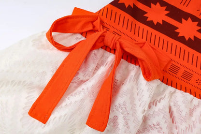 New Moana Dress Costumes Kids Girl Cosplay Toddler Movie Ocean Adventure Infant Frock Halloween Party With Chick Clothes