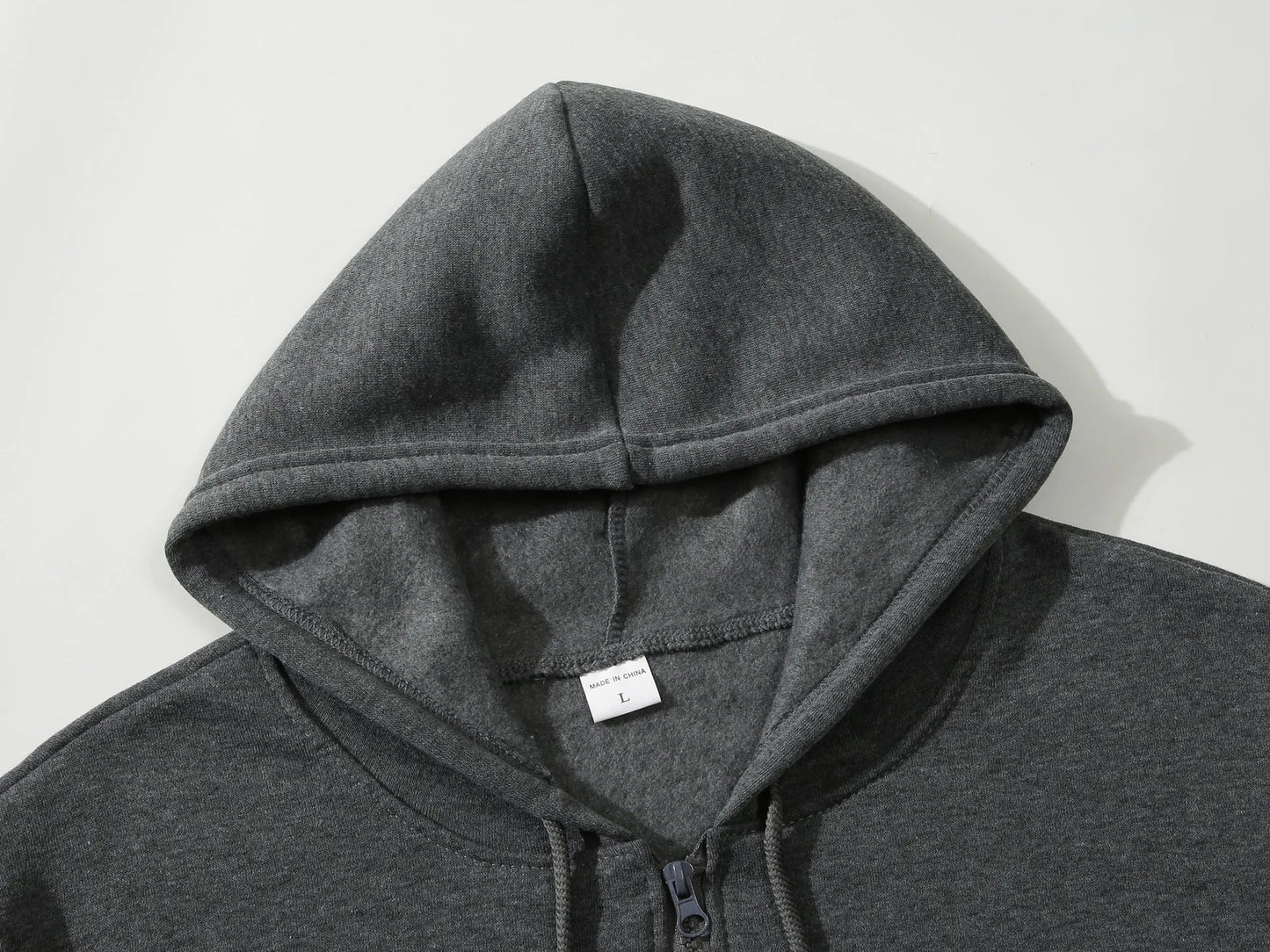 DIY Personalised customised logo, men's street hoodie, zip front sports sweatshirt, women's casual knitted hoodie, couple's gift