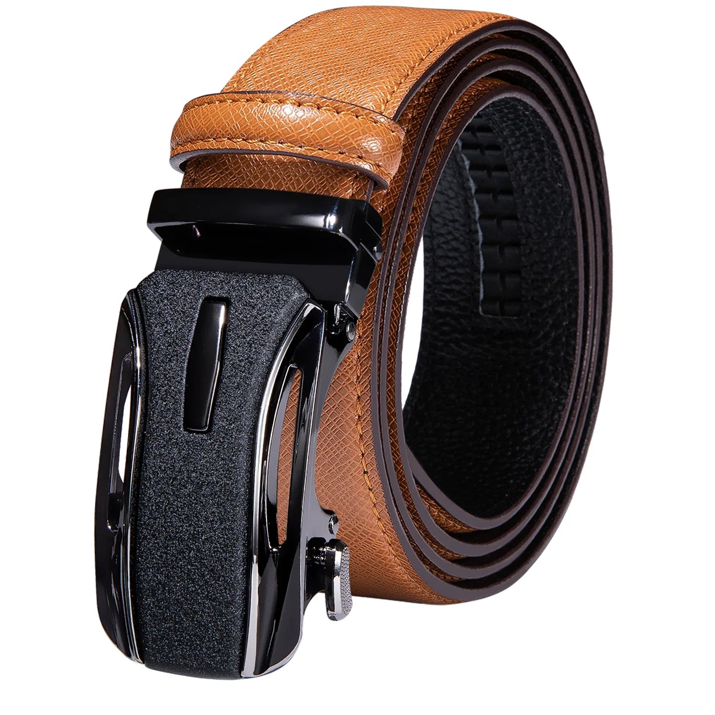 Men's Orange Brown Belt for Jeans New Yellow Green Blue Leather Jeans Belts Fashion Cowboy Genuine Leather Belt Strap