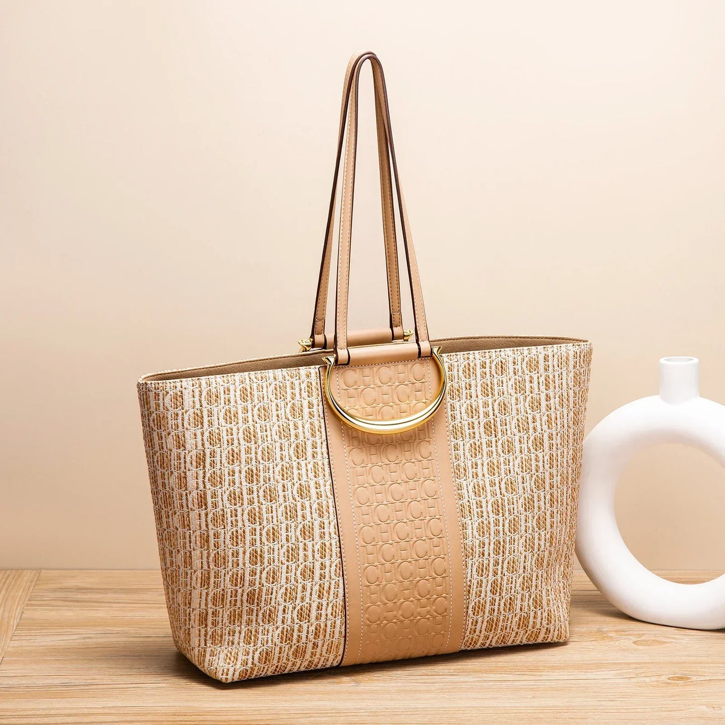 Storage Bag Women's Vacation Beach Bag Women's Tote Bag New Large Capacity Brand Grass Weaving High Quality Handbag