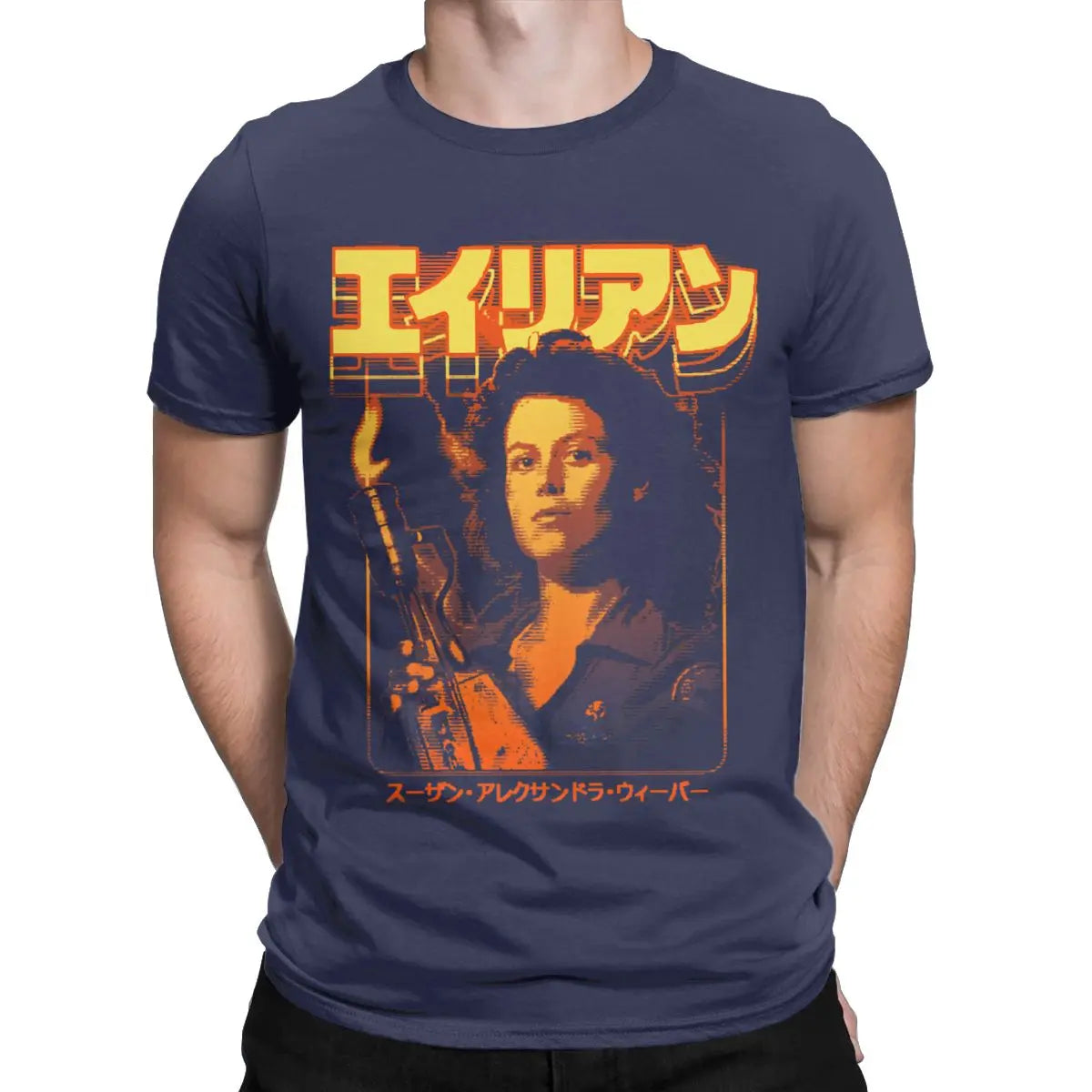 Alien Ellen Ripley 80s Science Fiction Retro Movie Weyland Xenomorph Yutani Prometheus T Shirt 100% Cotton Tees Tops Graphic