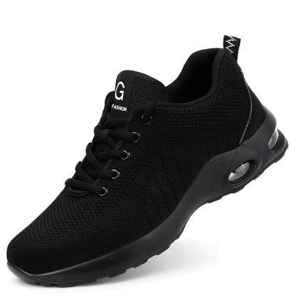 High Quality Men's Boots Safety Shoes Steel Toe Puncture-Proof Work Boots Lightweight Safety Work Shoes Men Indestructible Shoes