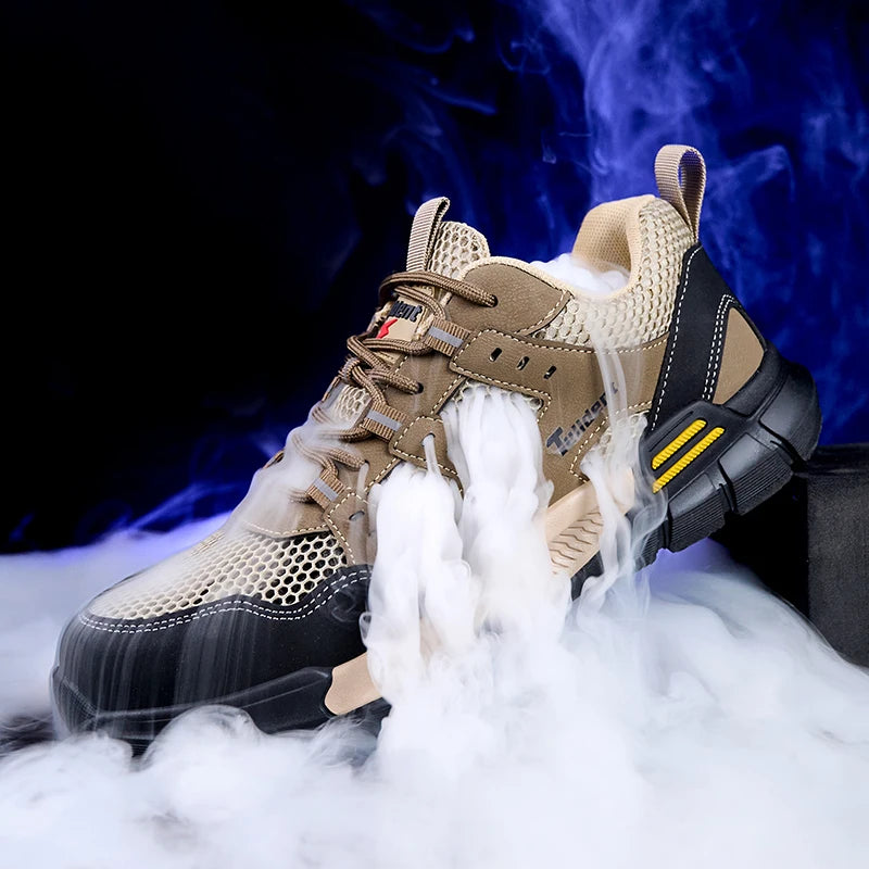 Safety Shoes, Anti Smashing and Anti Stabbing Work Shoes, Sports Shoes, Lightweight and Breathable Safety Boots, Insulated Shoes