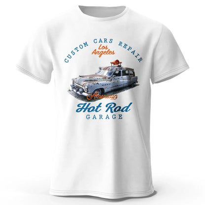 Custom Car Club Patch Printed Unisex Men Women T-Shirt Tees Tops 100% Cotton Embossed Logo Graphic Gearhead Outfit