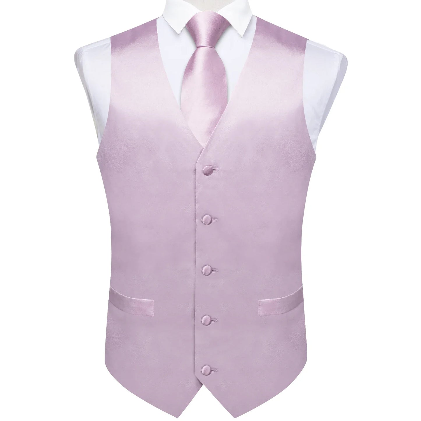Wedding Party Green Men's Vest Shirt Accessories Fashion chaleco hombre for Man Four Seasons Wear Wholesale Necktie Handkerchief