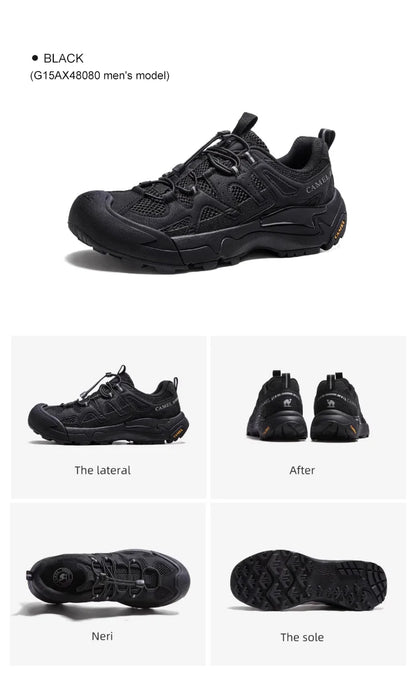 Hiking Shoes Breathable Mesh Casual Sports Shoes for Men Trekking Shoes Anti-slip and Shock Absorption 2025 New