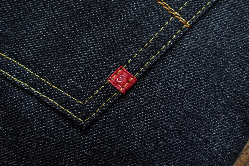 Mens Jeans Selvedge Denim Jeans for Man Silver Button Loose Fit Handmade 15 Oz