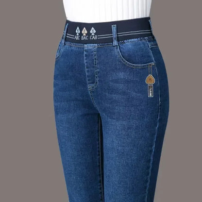 Jeans Oversize 26-38 Slim Denim Pants Women's High Waist Skinny Jean Vintage Wash Pencil Stretch Vaqueros Leggings Pantalones