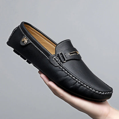 Formal Italian Shoes Men Handmade Leather Loafer Driving Flats Slip-on Casual Shoes Luxury Comfy Moccasins Dress Shoes for Men