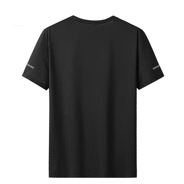 3pcs Summer Sport T-shirt for Men Plus Size 6XL/7XL Quick Dry Tees Oversized Round Neck Short Sleeve Fitness Running T-shirt