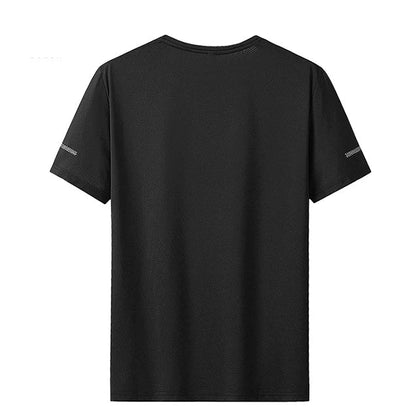 3pcs Summer Sport T-shirt for Men Plus Size 6XL/7XL Quick Dry Tees Oversized Round Neck Short Sleeve Fitness Running T-shirt