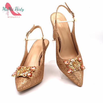 The US for Duty Free  Specials Design Nigerian Women Shoes Matching Bag Set in Royal Blue Color Italian Ladies Pumps for  Party