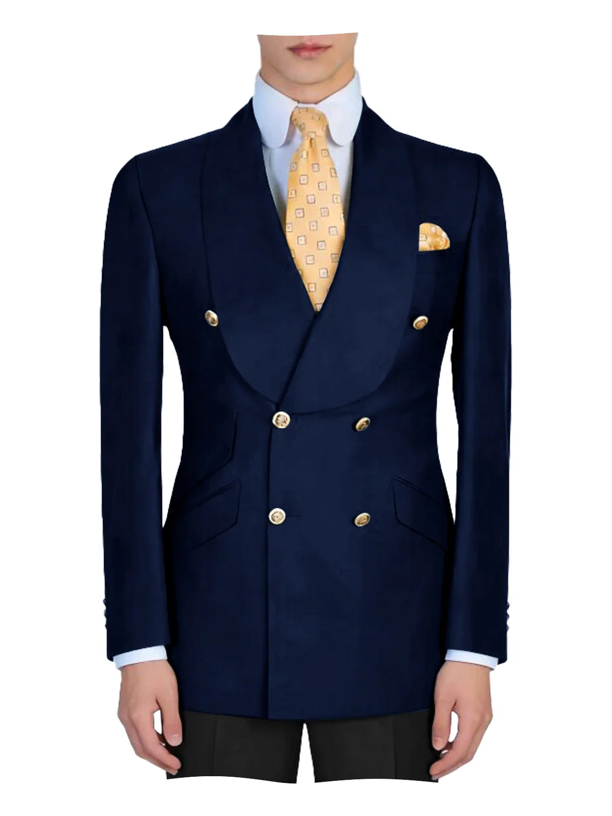 Mens Mint Green Double Breasted Blazer Slim Fit Shawl Collar Formal Sport Coat with Gold Buttons for Groom Prom Business Casual