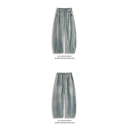 Man Pants Mens Jeans Summer New High Street Fashion Casual Thin Ice Silk Curved Blade Trousers For Men