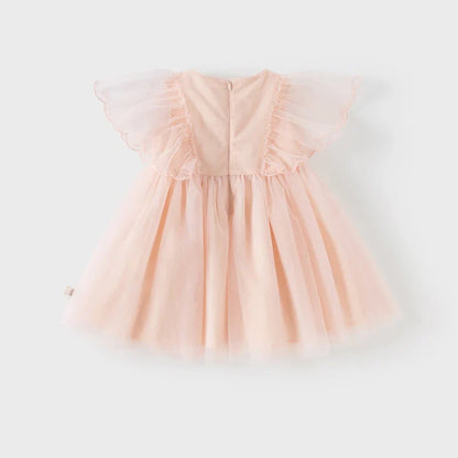 Girls Baby Princess Dress Summer Sweet Cute Embroidery Children Mesh Elegant Dress Party Outdoor Gentle DB2251139