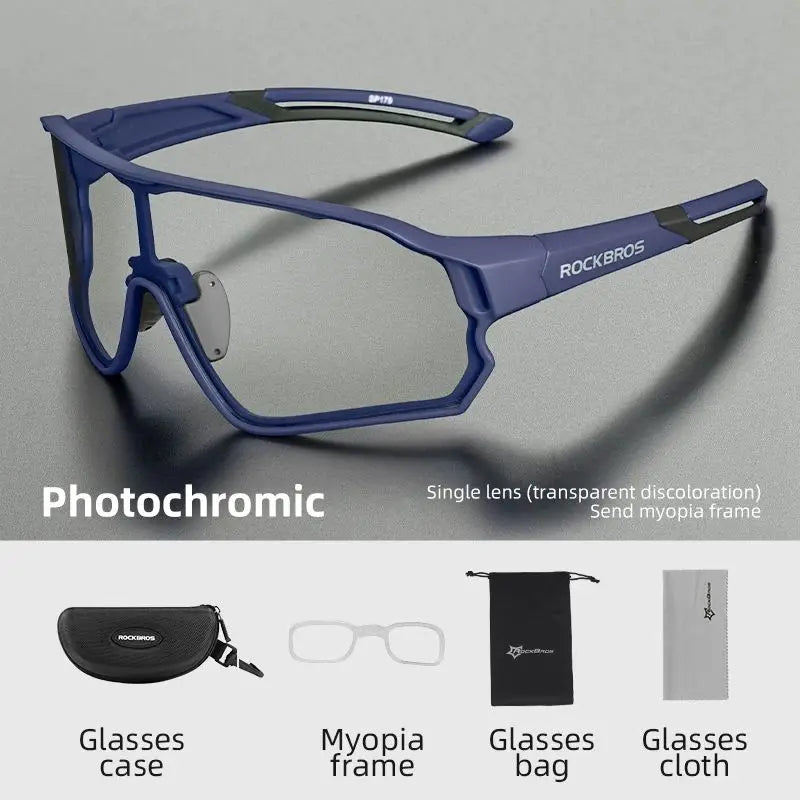 Cycling Glasses Photochromic MTB Road Bike Glasses UV400 Protection Sunglasses Ultra-light Sport Safe Eyewear Equipment