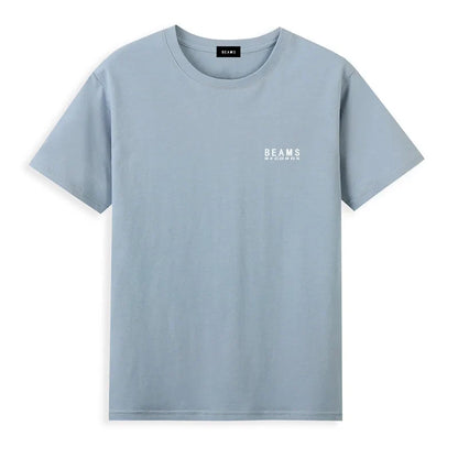 Japan Exports 25ss High-Quality Cotton T-Shirt Embroidered Logo Tees Couple Loose Short Sleeve Summer Casual O-Neck Tops