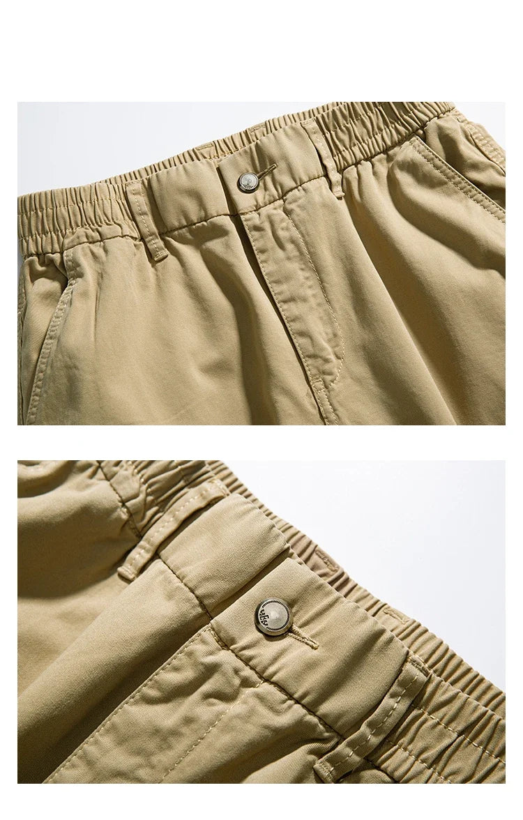 Korean Streetwear Tactical Cargo Pants Japanese Harajuku Casual Plus Size Harem Joggers Men Clothing Multi-Pocket Trousers Male