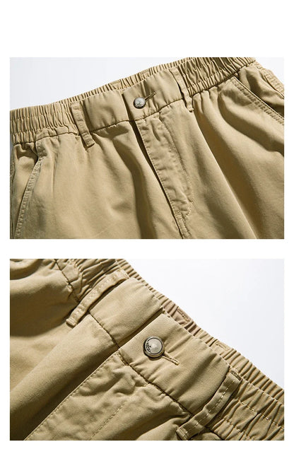 Korean Streetwear Tactical Cargo Pants Japanese Harajuku Casual Plus Size Harem Joggers Men Clothing Multi-Pocket Trousers Male